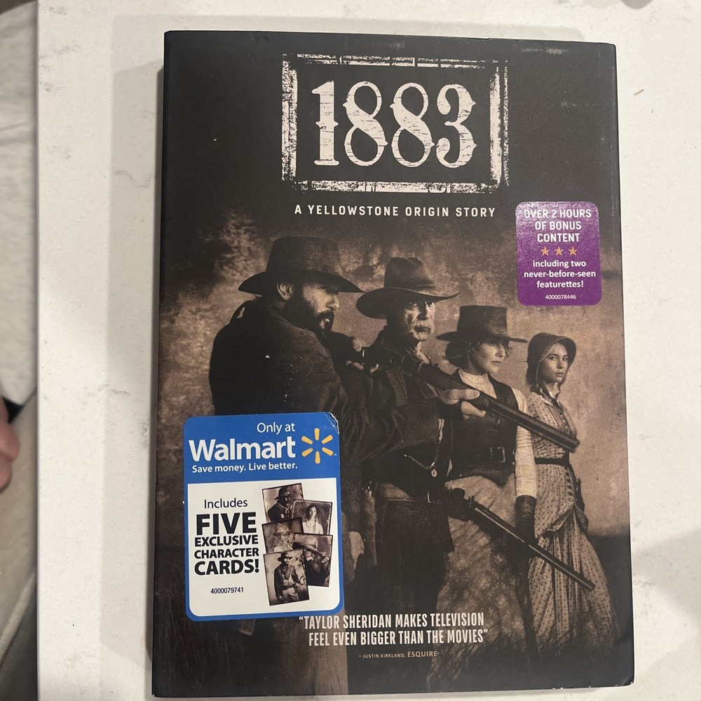 1883: A YELLOWSTONE ORIGIN STORY DVD SET WALMART EXCLUSIVE W/ SLIPCOVER 2022 NEW